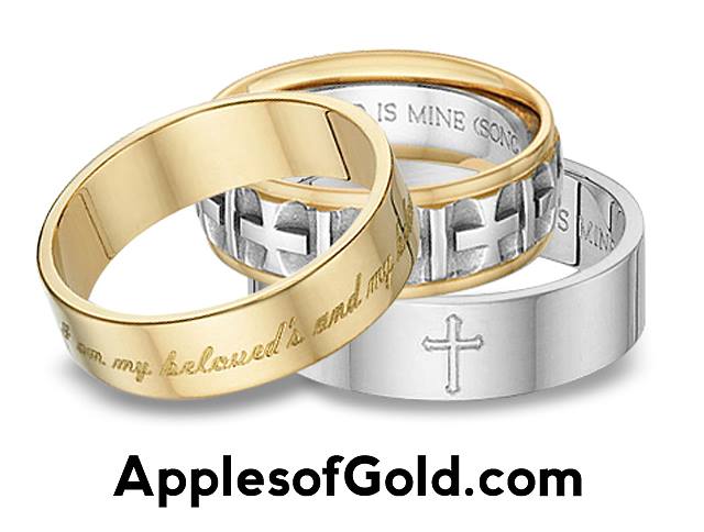 wedding rings symbolism christian bible verse wedding bands dual symbolism applesofgold ideas
